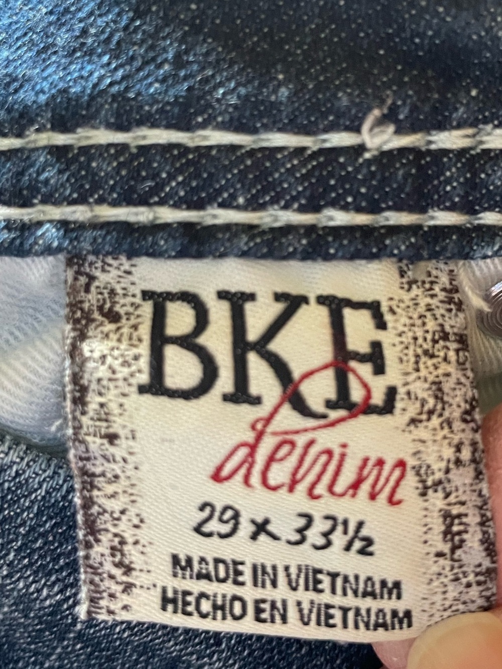 BKE Culture Bootcut Denim Jeans Women’s 29L 29x33.5 (measures 32x32.5) Tall EUC - Picture 13 of 13